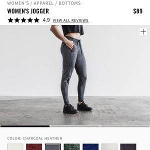 NoBull Joggers Charcoal Heather M
